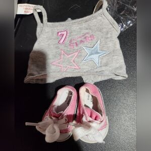 American Girl tank top and shoes for 18" dolls